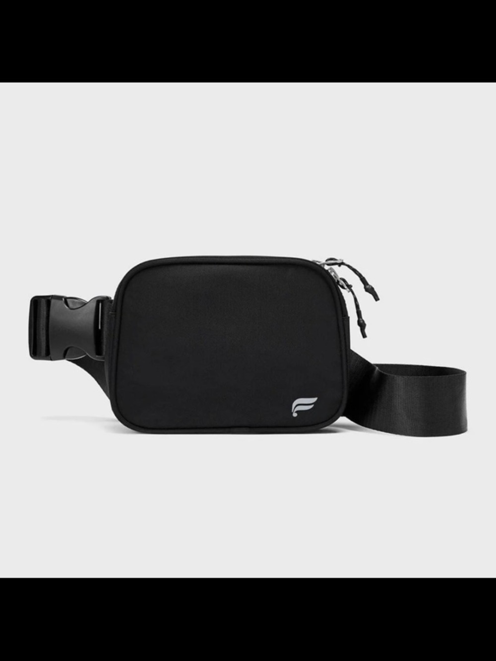 Fabletics Black Belt Bag Crossbody Fanny Pack NWT